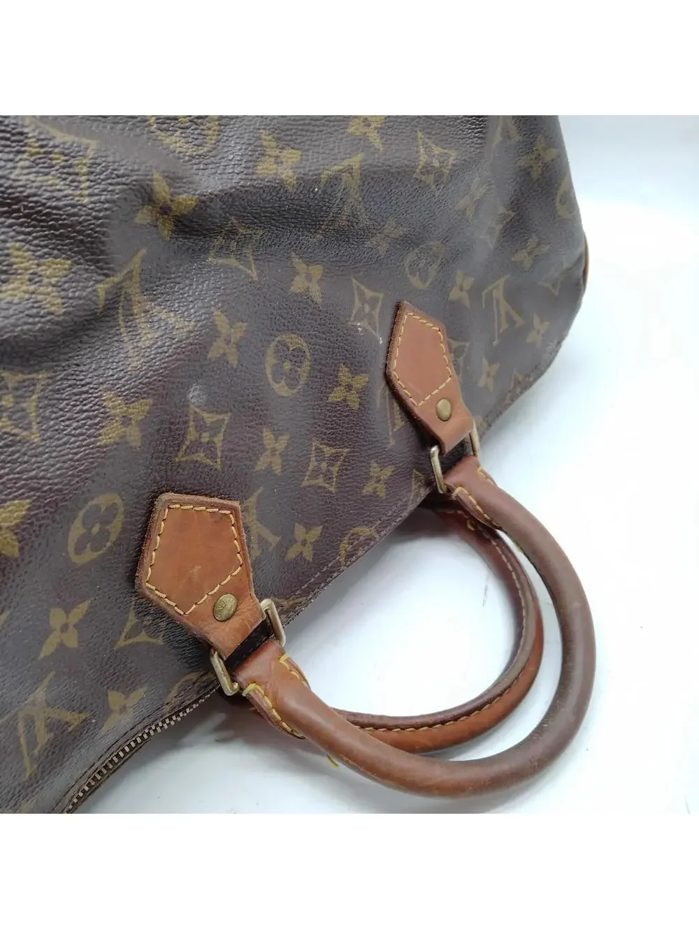 $1730 2002 Louis Vuitton Monogram Speedy 35 TH0092